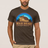 Wild hart, stoere laarzen t-shirt (Voorkant)