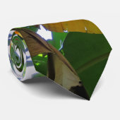 Wild Hawaiian Banana Planten Stropdas (Opgerold)