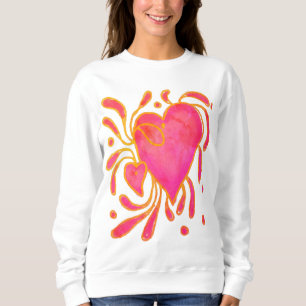 Wild Heart Abstracte Wearable Art Trui