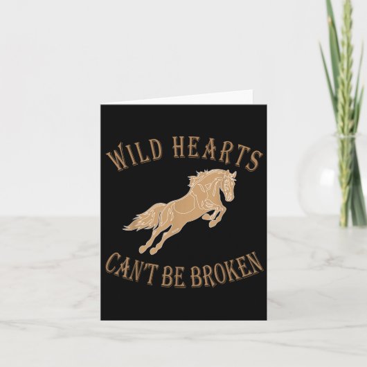 Wild Heart Can't Be Broken Funny S Kaart (Voorkant)