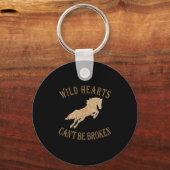 Wild Heart Can't Be Broken Funny S  Sleutelhanger (Voorkant)
