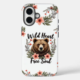 Wild Heart Free Soul iPhone-hoesje iPhone 16 Hoesje