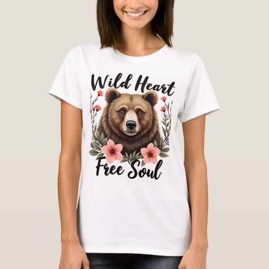 Wild Heart Free Soul T-shirt (Voorkant)