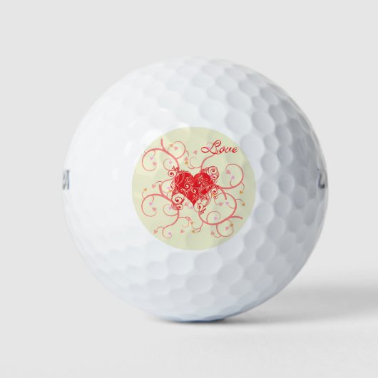 Wild Heart Golf Balls Golfballen (Voorkant)