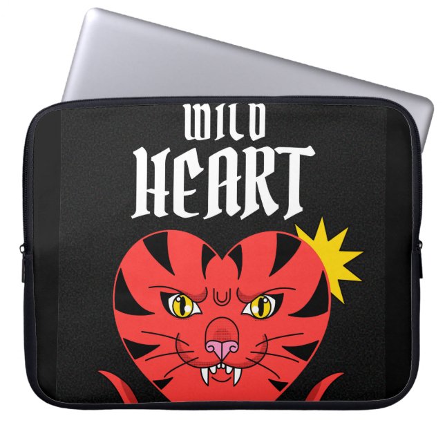 Wild Heart Laptop Sleeve (Voorkant)