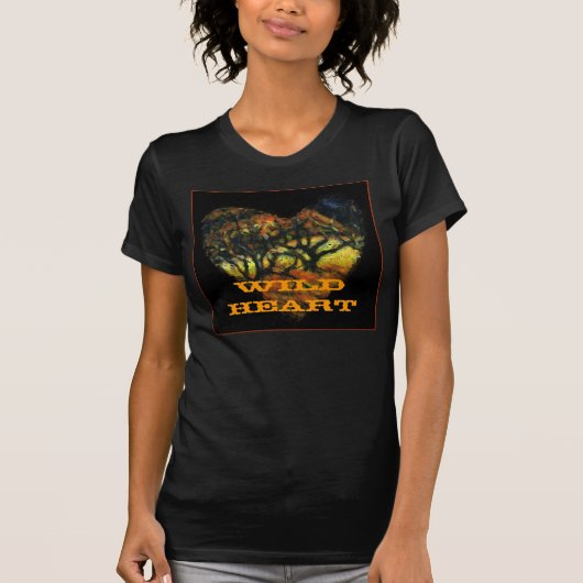 Wild Heart T-Shirt met bomen (Voorkant)