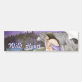 Wild Heart van Lori Karels Bumpersticker (Voorkant)