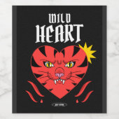 Wild Heart Wijn Etiket (Enkel label)