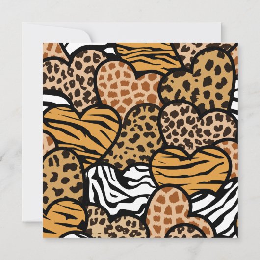 Wild hearts Bruids Douche uitnodiging (Achterkant)