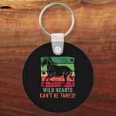 Wild Hearts Can't Be Tamed! Equestrian And Horse R Sleutelhanger (Voorkant)