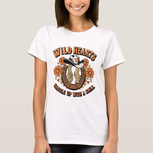 Wild Hearts Cowgirl T-shirt (Voorkant)