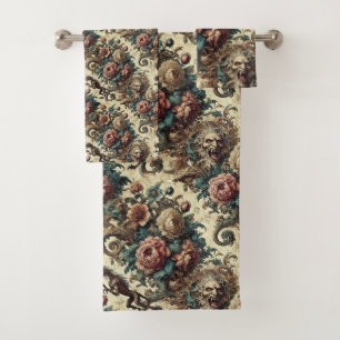Wild Hearts & Gaunt Dogs - Gotisch Victoriaans Bad Handdoek