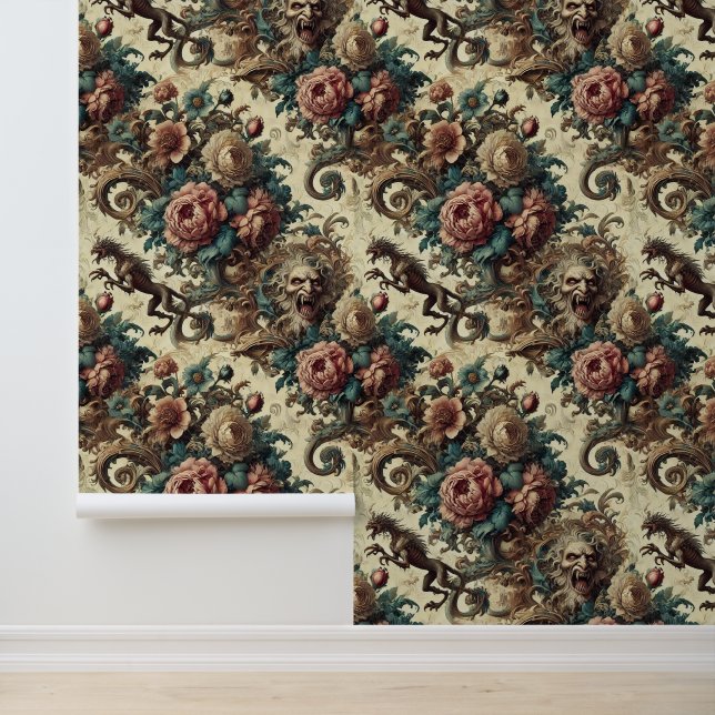 Wild Hearts & Gaunt Dogs - Gotisch Victoriaans Behang (Applicatie)