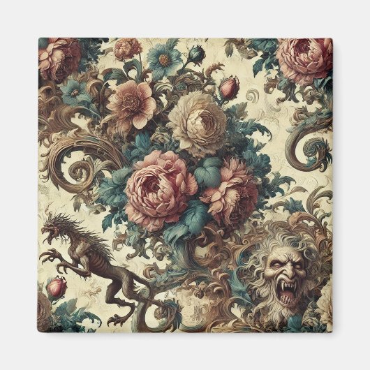 Wild Hearts & Gaunt Dogs - Gotisch Victoriaans Magneet (Voorkant)