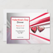 Wild Hearts Valentijnsdag Diner Kaart (Voorkant)
