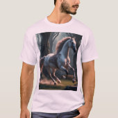 "Wild hengst T-shirt" T-shirt (Voorkant)