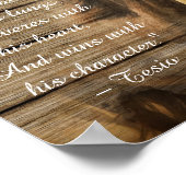 Wild Herd van Paarden Inspirerend citaat ontkoppel Poster (Hoek)