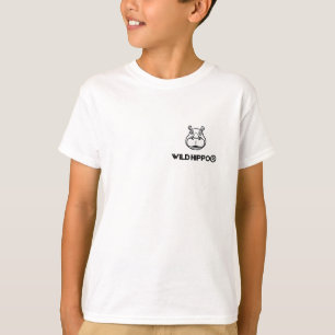 WILD HIPPO® Signature Grafische T-shirt – Premium 