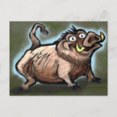 Wild Hog Briefkaart (Voorkant)