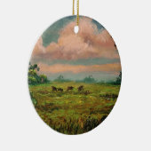 Wild Hog Hunting in Florida Keramisch Ornament (Rechts)