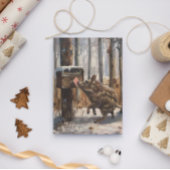 Wild hog mailing kerstkaart