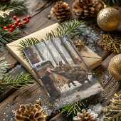 Wild hog mailing kerstkaart