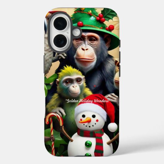"Wild Holiday Cheer" Case-Mate iPhone Case (Achterkant)
