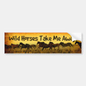 Wild Horse Bumpersticker (Voorkant)