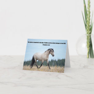 Wild Horse Christelijk dank je wel kaart