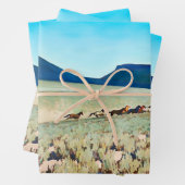 "Wild Horse Country" door Maynard Dixon Inpakpapier Vel (In situ)