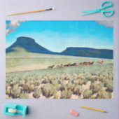 "Wild Horse Country" door Maynard Dixon Tissuepapier (Craft)