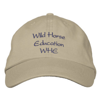 Wild Horse Education WHE Khaki Geborduurde Pet