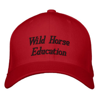 Wild Horse Education WHE Red Geborduurde Pet