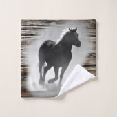 Wild Horse Galloping Bad Handdoek (Wasdoekje)