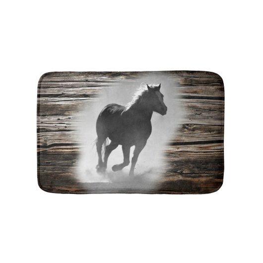 Wild Horse Galloping Badmat (Voorkant)