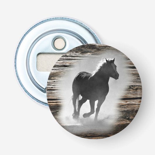 Wild Horse Galloping Button Flesopener (Voorkant)