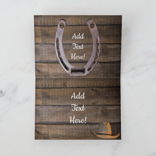 Wild Horse Galloping Card Kaart (Binnen)