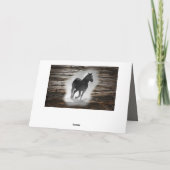 Wild Horse Galloping Kaart (Achterkant)