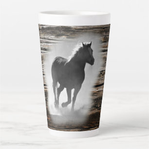 Wild Horse Galloping Latte Mok