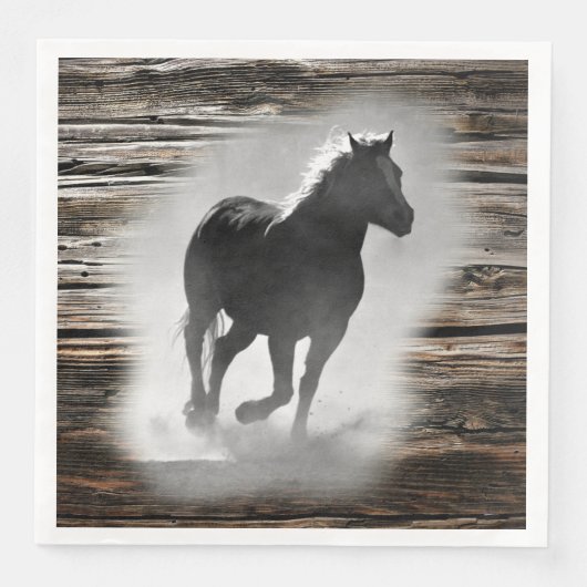 Wild Horse Galloping Servet (Voorkant)