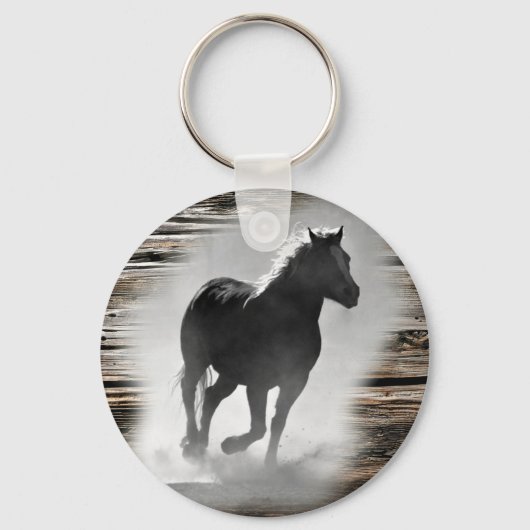 Wild Horse Galloping Sleutelhanger (Voorkant)