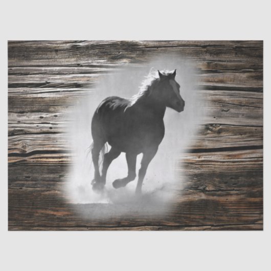Wild Horse Galloping Tissuepapier (Voorkant)