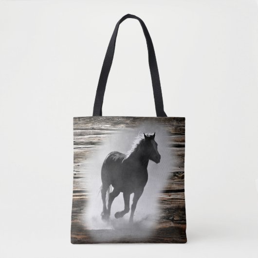 Wild Horse Galloping Tote Bag (Voorkant)