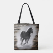 Wild Horse Galloping Tote Bag (Achterkant)
