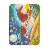 Wild Horse Hill Folk Art MAGNET Susan Brack Magneet (Verticaal)