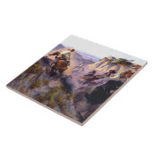 “Wild Horse Hunters” door Charles M Russell Tegeltje (Zijkant)