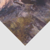 "Wild Horse Hunters" door Charles M Russell Tissuepapier (Detail)