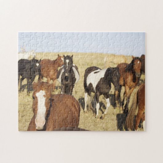 Wild Horse Jigzaag Puzzle Legpuzzel (Horizontaal)