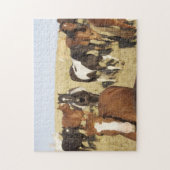 Wild Horse Jigzaag Puzzle Legpuzzel (Verticaal)