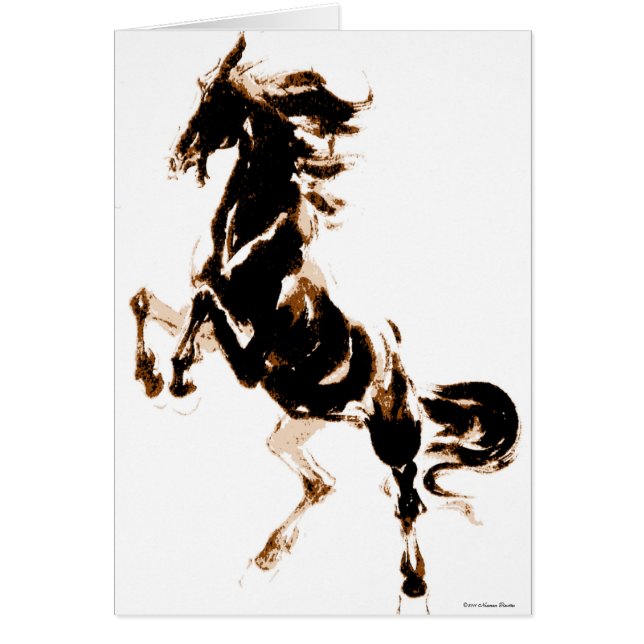 Wild Horse Kaart (Voorkant)